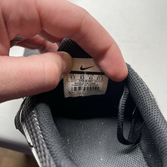 Nike Air Max Torch 4 Running Shoes Mens Size 9.5 9 1/2 Black Sneakers 343846-002 - Picture 9 of 12